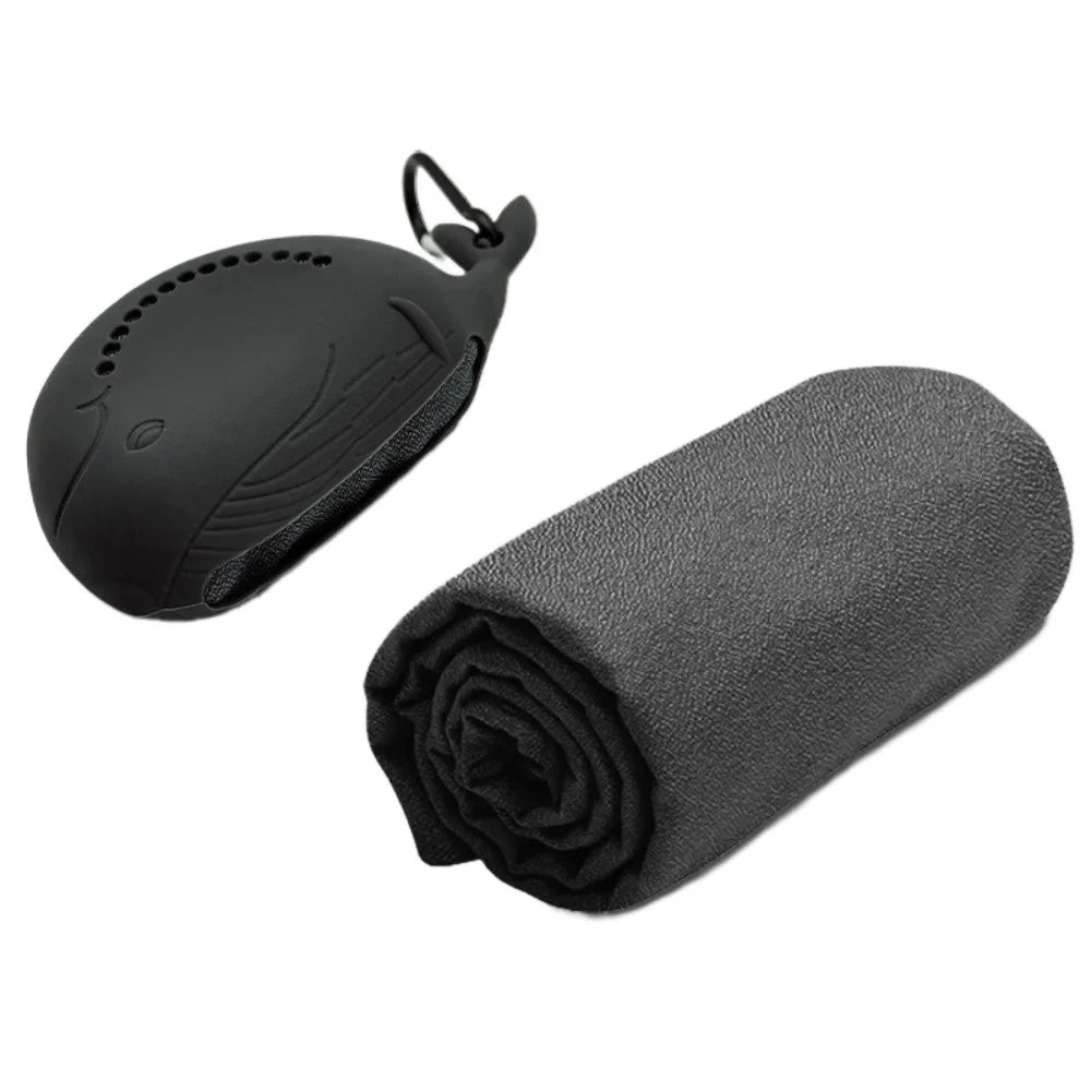 Quick Drying Cooling Ice Towel for Outdoor Portable Cute Bag Fitness Cool Towel Sweat Absorption with Buckle Sports Cold Towel