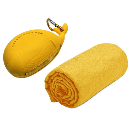 Quick Drying Cooling Ice Towel for Outdoor Portable Cute Bag Fitness Cool Towel Sweat Absorption with Buckle Sports Cold Towel